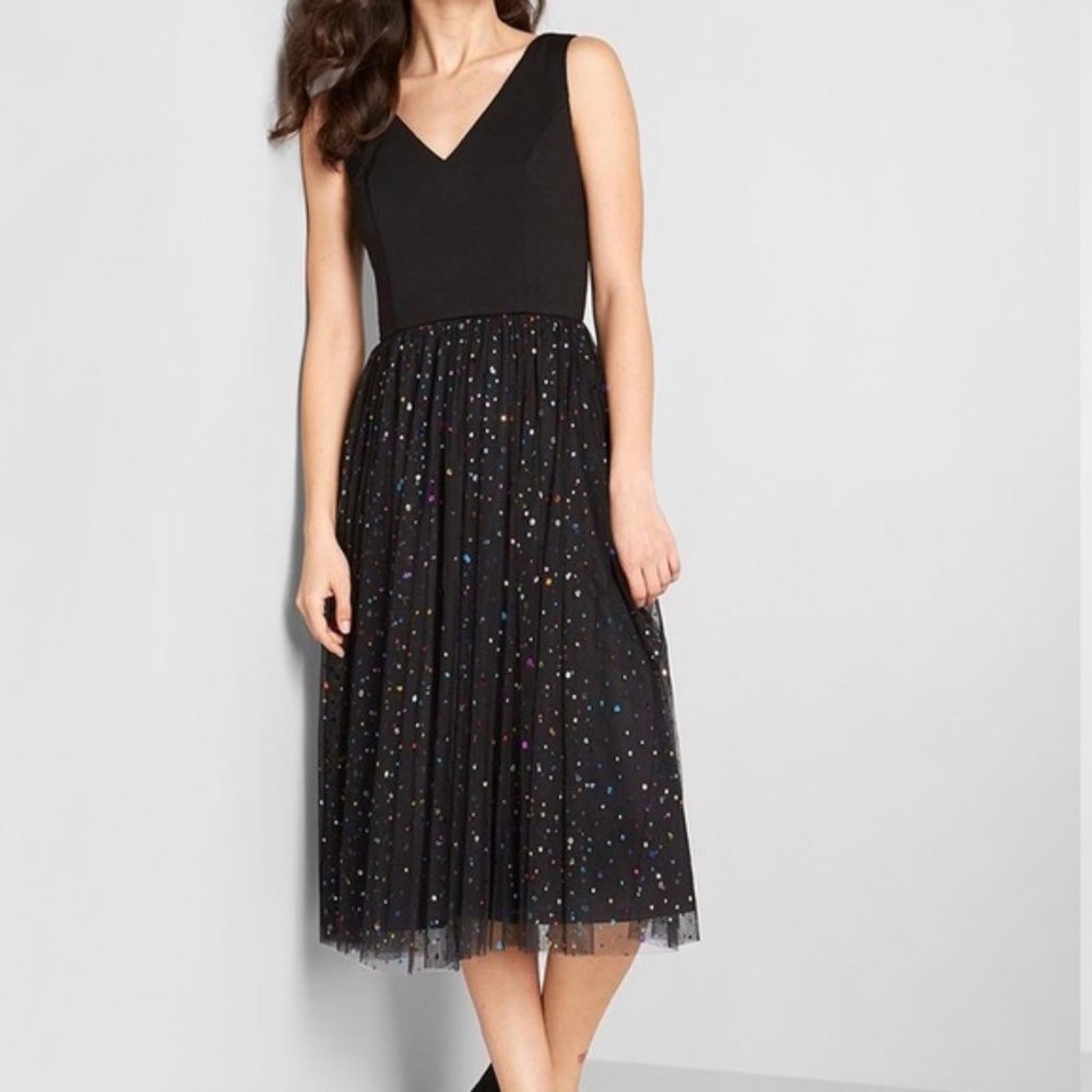 ModCloth Posh Promenade Sequin and Tulle Midi Dress size Medium NWT